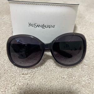 Yves Saint Laurent 6355/F/S Sunglasses with Gradient Black Lenses with Box, GUC.